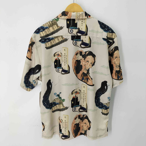 アルカルザ ALCARZA 和柄 オープンシャツ 羽衣シャツ メンズ JPN:M