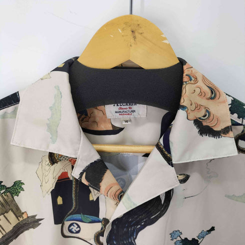 アルカルザ ALCARZA 和柄 オープンシャツ 羽衣シャツ メンズ JPN:M