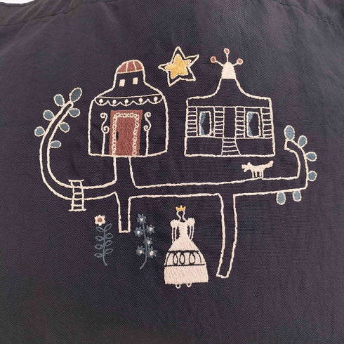ATSUKO MATANO 刺繍 ナイロン トートバッグ レディース