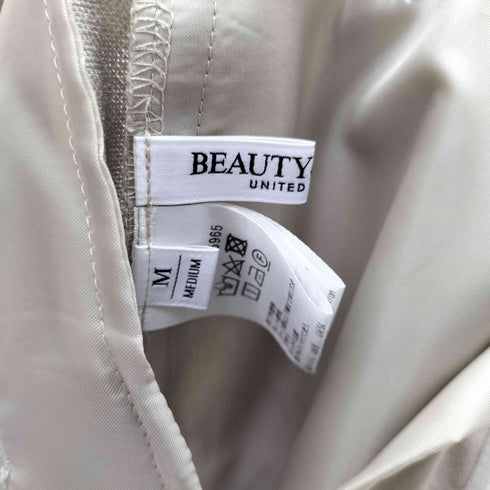 ビューティーアンドユースユナイテッドアローズ BEAUTY & YOUTH UNITED ARROWS リネンライク タックテーパードパンツ -ウォッシャブル- レディース JPN:M