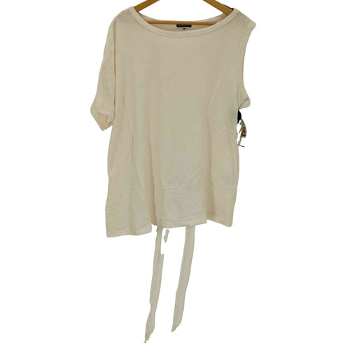 アンドゥムルメステール Ann DEMEULEMEESTER ノースリーブ切替ボートネックカットソー メンズ 36