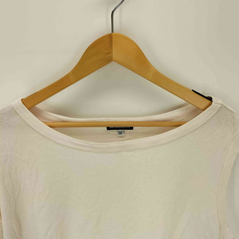 アンドゥムルメステール Ann DEMEULEMEESTER ノースリーブ切替ボートネックカットソー メンズ 36