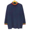 エディーバウアー Eddie Bauer 80-90s 黒タグ後期 リブボーダー タートルネック 長袖 Tシャツ メンズ import:M