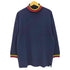 エディーバウアー Eddie Bauer 80-90s 黒タグ後期 リブボーダー タートルネック 長袖 Tシャツ メンズ import:M