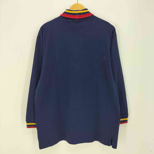 エディーバウアー Eddie Bauer 80-90s 黒タグ後期 リブボーダー タートルネック 長袖 Tシャツ メンズ import:M