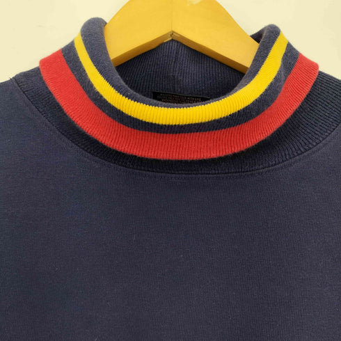 エディーバウアー Eddie Bauer 80-90s 黒タグ後期 リブボーダー タートルネック 長袖 Tシャツ メンズ import:M