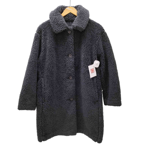 ユニクロ UNIQLO フリースステンカラーコート レディース JPN:M
