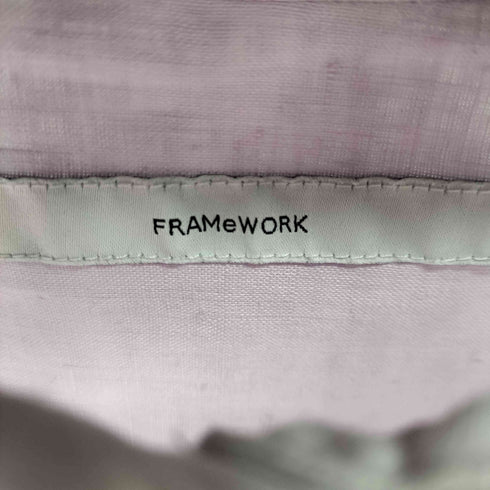 フレームワーク FRAMeWORK フレンチリネン 2WAYシャツ レディース JPN:38