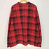 ギャップ Gap 90S OLD チェック柄 フランネル ヘンリーネック プルオーバーシャツ メンズ import:XL
