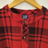 ギャップ Gap 90S OLD チェック柄 フランネル ヘンリーネック プルオーバーシャツ メンズ import:XL