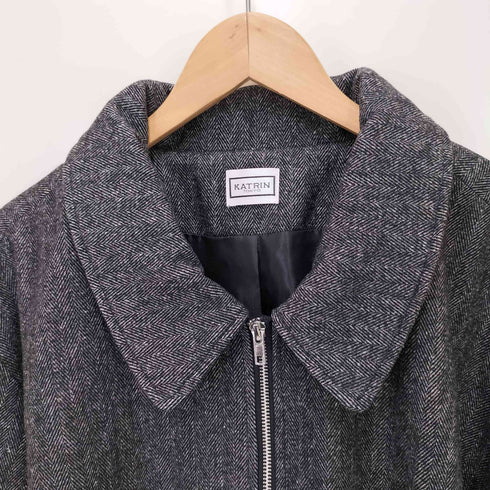 katrin cocoon herringbone blouson レディース FREE