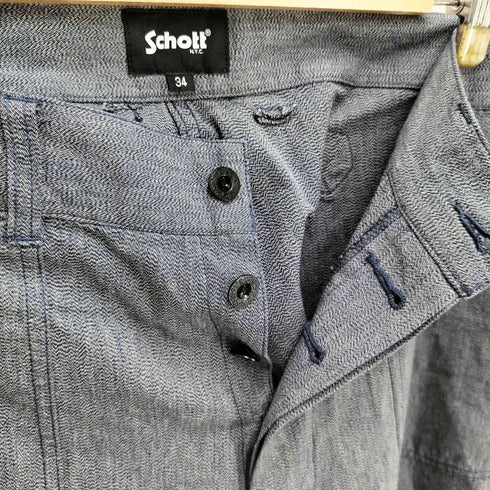 ショット Schott COTTON COVERT FIELD PANTS コットンコバート フィ-ルドパンツ メンズ US:34-35