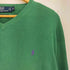 ポロバイラルフローレン Polo by RALPH LAUREN PIMA COTTON ポニー刺繍 Vネック ニット メンズ import:XXL