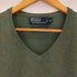 ポロバイラルフローレン Polo by RALPH LAUREN EXCLUSIVE OF DECORATION コットンカシミヤ ポニー刺繍 Vネック ニット メンズ import:XL