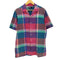 ポロバイラルフローレン Polo by RALPH LAUREN マドラスチェック オープンカラー 半袖 シャツ ボックスシルエット メンズ import:L