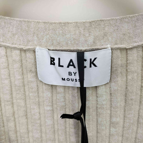 ブラックバイマウジー BLACK by moussy washable rib cardigan レディース FREE