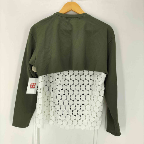 ルシェルブルー LE CIEL BLEU Dot Lace Long Sleeve Tee レディース JPN:36