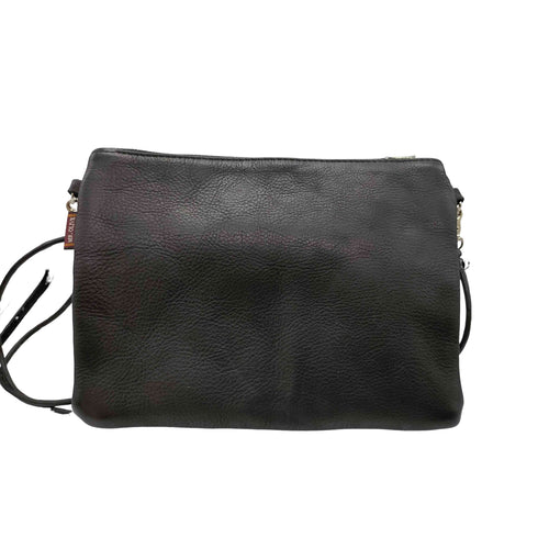 ミスターオリーブ MR.OLIVE 裏地総柄 レザーショルダーポーチ レディース