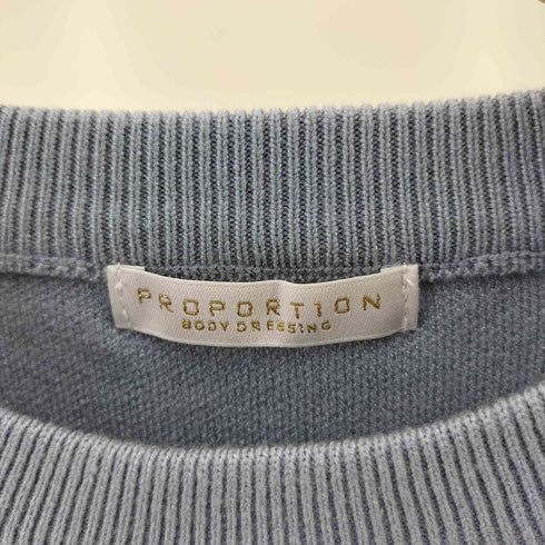 プロポーションバイボディードレッシング PROPORTION BODY DRESSING ショートスエットライクニット レディース FREE