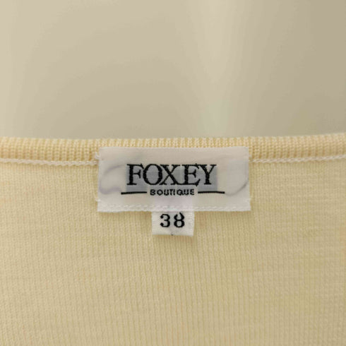 フォクシー FOXEY チュール Vネックニット レディース 38