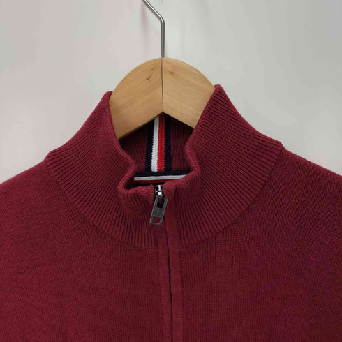 トミーヒルフィガー TOMMY HILFIGER ハーフジップ ニット レディース import:M