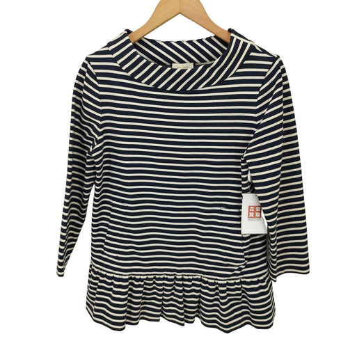 ケイトスペードニューヨーク kate spade NEW YORK ボーダー ペプラムチュニックカットソー レディース import:S