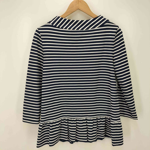 ケイトスペードニューヨーク kate spade NEW YORK ボーダー ペプラムチュニックカットソー レディース import:S