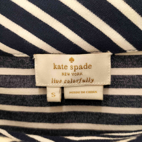 ケイトスペードニューヨーク kate spade NEW YORK ボーダー ペプラムチュニックカットソー レディース import:S