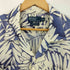 ポロバイラルフローレン Polo by RALPH LAUREN ANDY CAMP ハイビスカス リーフ柄 リネンコットン アロハシャツ ボックスシルエット メンズ import:XL