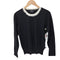 ランバンコレクション LANVIN COLLECTION フリンジ クルーネックニット レディース 36
