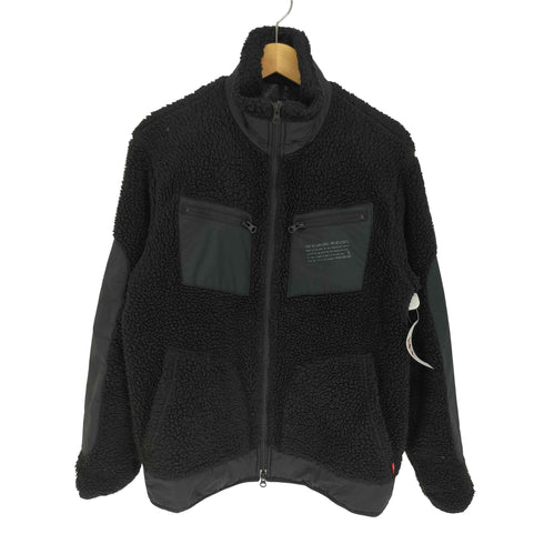 ヴァルゴ VIRGO WEAR WORKS ブラック ボア フリース ジップアップ ジャケット メンズ 3