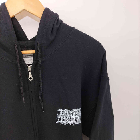 EXTREME CONDITIONS DEMAND EXTREME RESPONSE グラインドコア ジップアップ パーカー メンズ import:L
