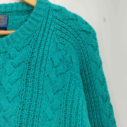 ペンドルトン PENDLETON 70S Country Traditionals USA製 ウール フィッシャーマン セータ― ケーブルニット メンズ import:XL