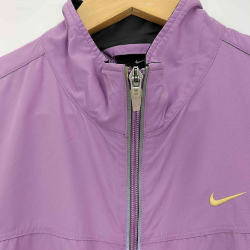 ナイキ NIKE 00S DRY FIT 素材切替 リフレクターライン ドローコード ジャケット メンズ import:L
