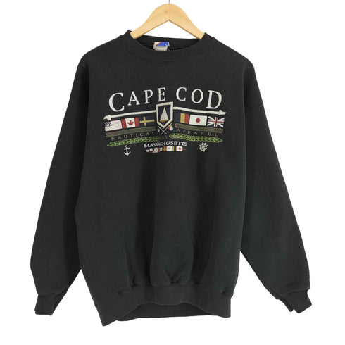 bike USA製 cape cod セーリング クルーネックスウェット メンズ import:L