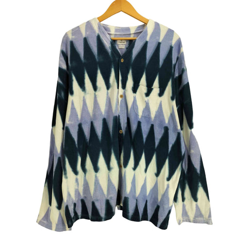 チャコールトーキョー CHARCOAL TOKYO Pile N-Dye Argyle C/GN メンズ JPN:L
