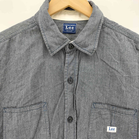 リー Lee 猫目ボタン ワークシャツ メンズ JPN:XL