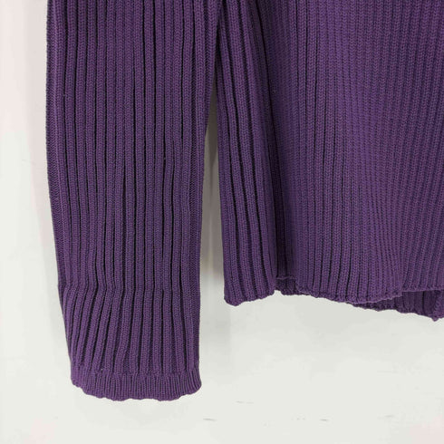 ヒロココシノ HIROKO KOSHINO TRUNK ダブルジップ デザイン ニット カーディガン レディース 38