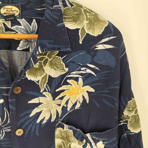 トミーバハマ Tommy Bahama 香港製 レーヨン アロハシャツ メンズ import:L