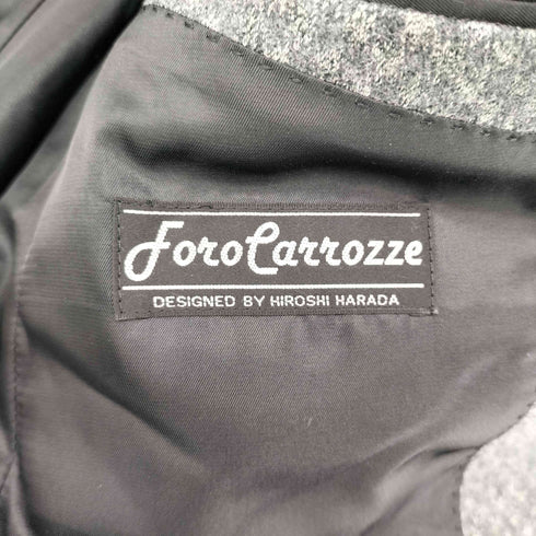 FORO CARROZZE ウール混 テーラードジャケット メンズ A6