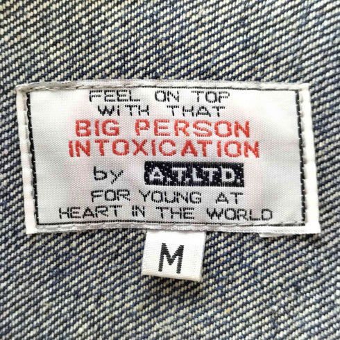 BIG PERSON INTOXICATION パッチワーク デニムジャケット レディース M