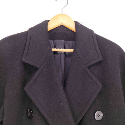 MARQUE-X CASHMERE&WOOL カシミヤ混ダブルチェスターコート レディース