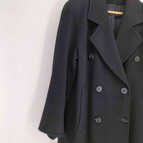 MARQUE-X CASHMERE&WOOL カシミヤ混ダブルチェスターコート レディース