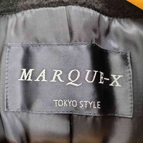 MARQUE-X CASHMERE&WOOL カシミヤ混ダブルチェスターコート レディース