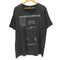 VIOLENCE IS IMMORAL メッセージプリント Tシャツ シングルステッチ メンズ