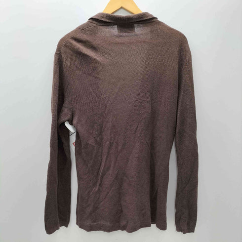 ユナイテッドアローズグリーンレーベルリラクシング UNITED ARROWS green label relaxing LINIFICIO NM リネン ノッチカーディガン メンズ JPN:L