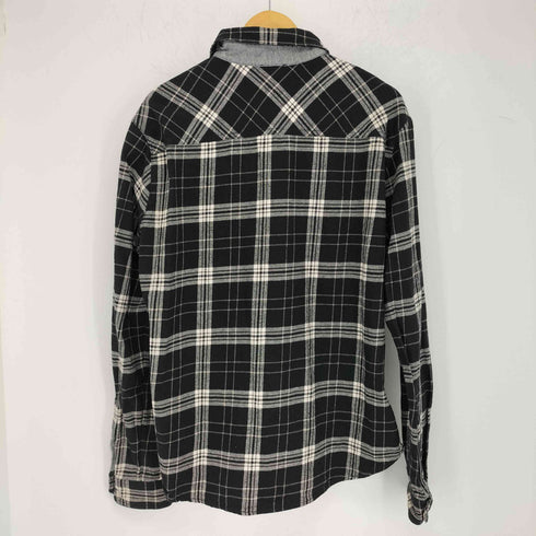 エンポリオアルマーニイーエーセブン EMPORIO ARMANI EA7 エンブレム付き ネルシャツ メンズ import:XL