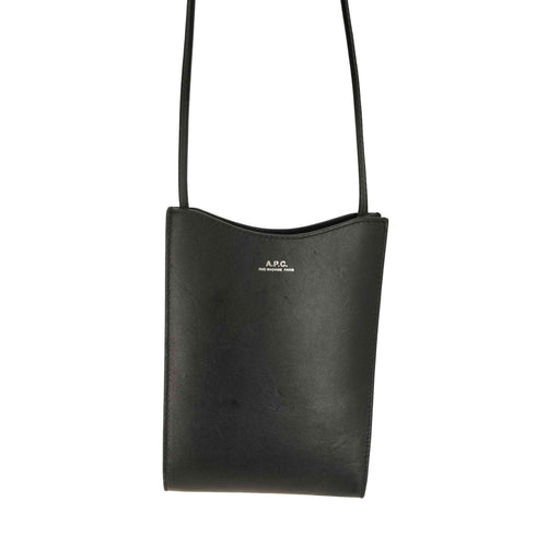 アーペーセー A.P.C. レザー ネックポーチ サコッシュ メンズ
