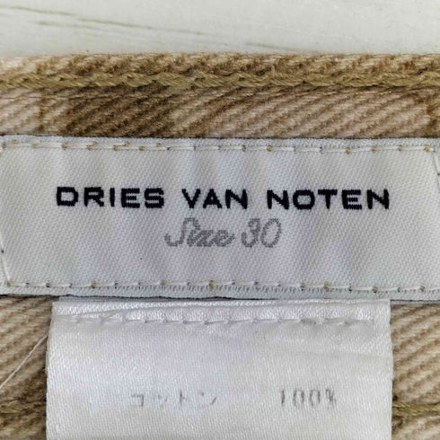 ドリスヴァンノッテン DRIES VAN NOTEN 13SS カモ柄 ストレート デニム メンズ 30