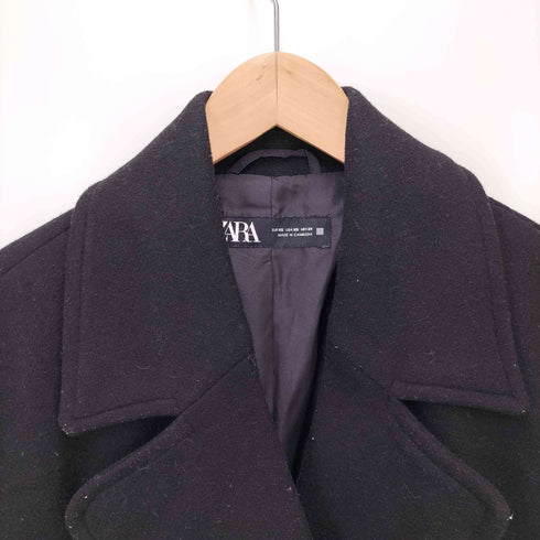 ザラ ZARA ダブルブレスト チェスターコート レディース import:XS